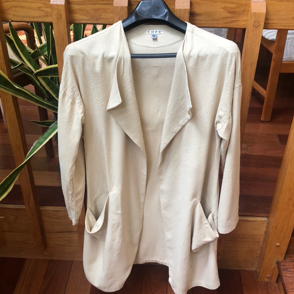 Cope silk cardigan